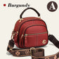 Classic Multifunctional Compartments Adjustable Wide Shoulder Strap PU Leather Crossbody Bag