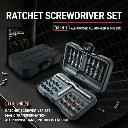 🔩 Factory Direct 50% Off 🔥Over 100,000 Sold! 🛠️Freely assemble to solve all tool troubles 🛠️ 24-in-1 screwdriver set – Magnetic, compact, and portable