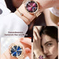 Fashionable Diamond Moon Star Watch for Women