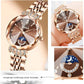 Fashionable Diamond Moon Star Watch for Women