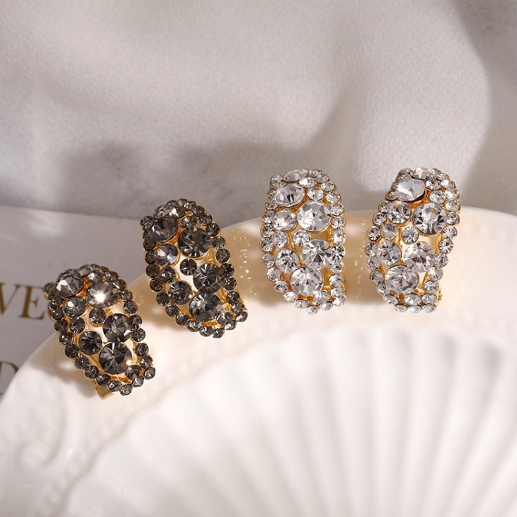 🎁Lab-Created Diamonds Hoop Earrings （Buy 1 Get 1 Free）