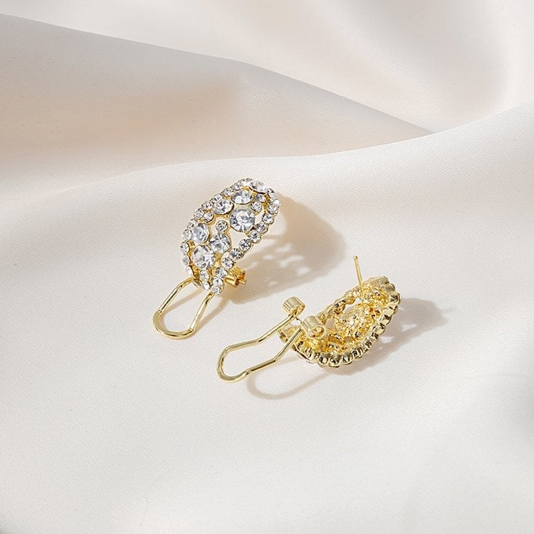 🎁Lab-Created Diamonds Hoop Earrings （Buy 1 Get 1 Free）