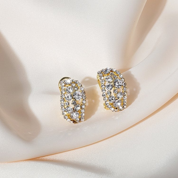 🎁Lab-Created Diamonds Hoop Earrings （Buy 1 Get 1 Free）