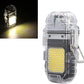 Rechargeable waterproof arc lighter with COB light