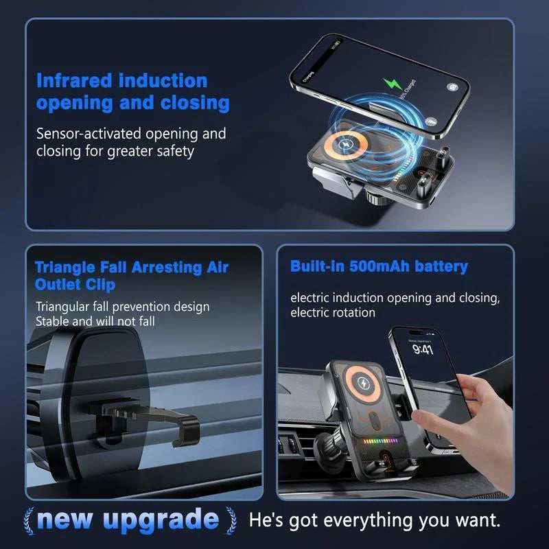 New Wireless Fast Charging Car Mount (2026)