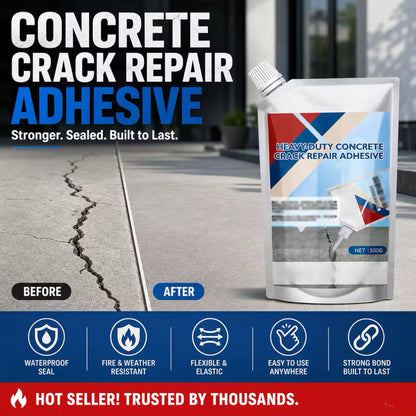 🔥Limited time 50% OFF! 👷‍♂️ Easily repair concrete surfaces! Heavy-Duty Concrete Crack Repair Adhesive