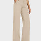 Loose High-Waist Business Casual Pants Yoga Pants Women Wide Leg Pants with Pockets Comfortable Athletic Sweatpants Outdoorfun