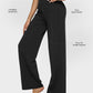 Loose High-Waist Business Casual Pants Yoga Pants Women Wide Leg Pants with Pockets Comfortable Athletic Sweatpants Outdoorfun