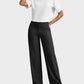 Loose High-Waist Business Casual Pants Yoga Pants Women Wide Leg Pants with Pockets Comfortable Athletic Sweatpants Outdoorfun