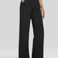Loose High-Waist Business Casual Pants Yoga Pants Women Wide Leg Pants with Pockets Comfortable Athletic Sweatpants Outdoorfun