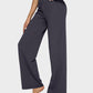 Loose High-Waist Business Casual Pants Yoga Pants Women Wide Leg Pants with Pockets Comfortable Athletic Sweatpants Outdoorfun