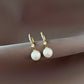 Elegant and light pearl earrings