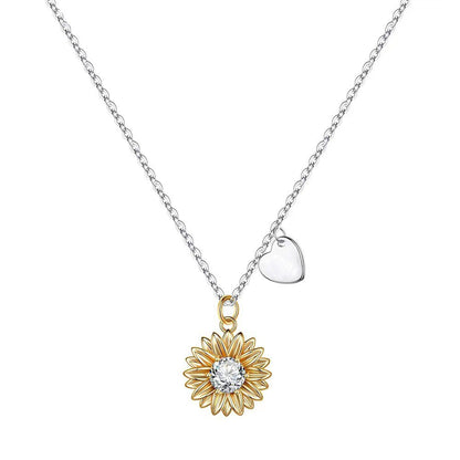Elegant and Exquisite Sunflower Necklace with Premium Feel