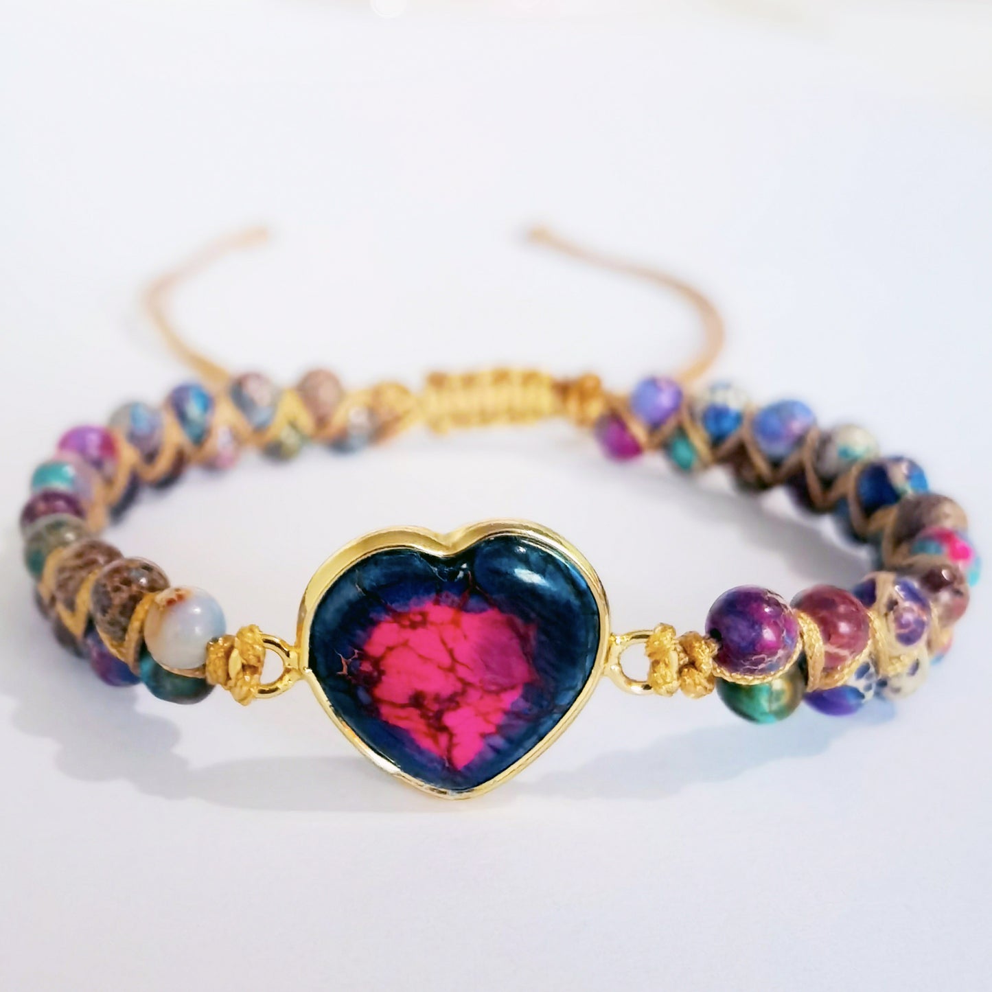 Passionate heart jasper bracelet