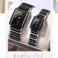 Fashion Ceramic Square Quartz Watch