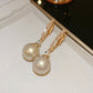 Elegant and light pearl earrings