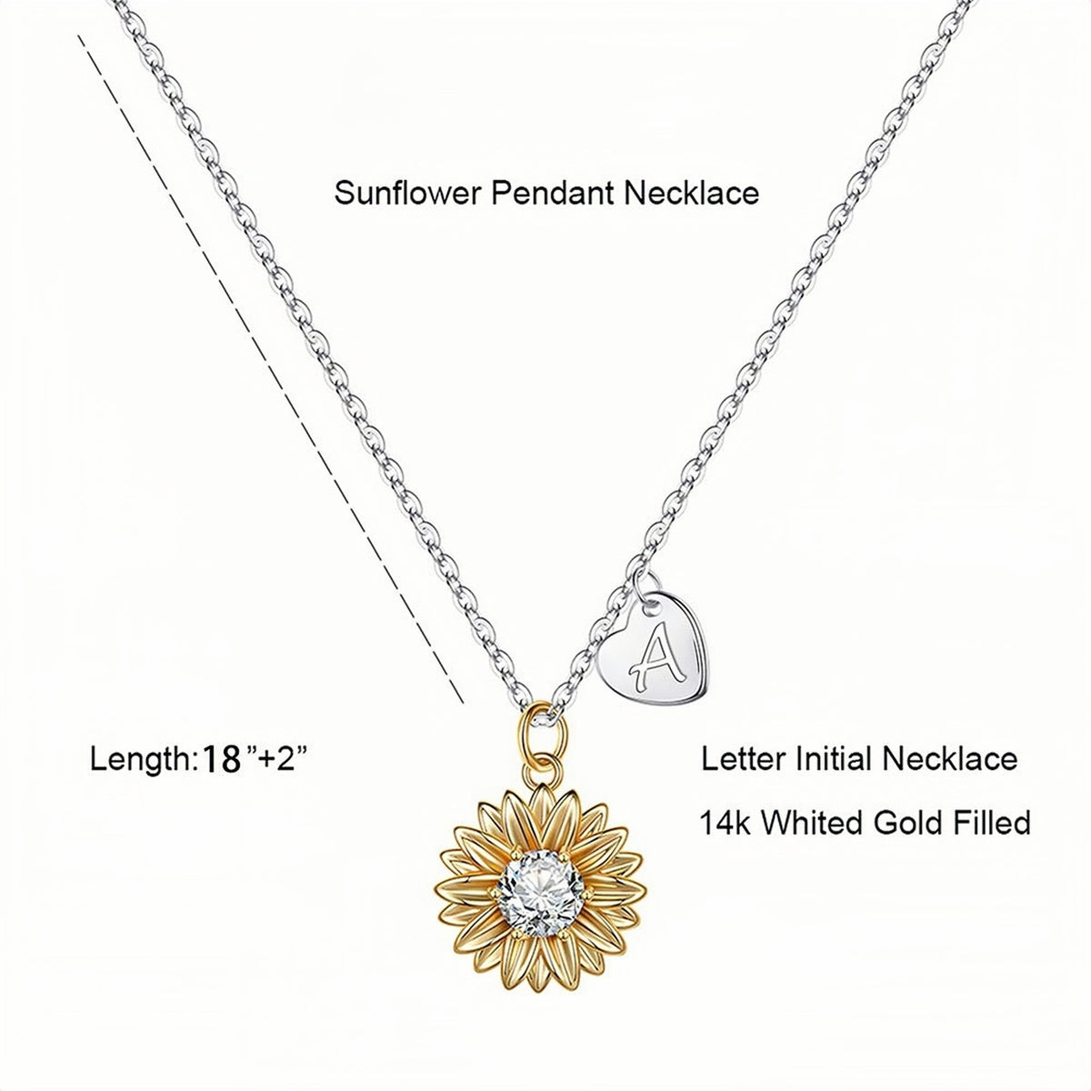 Elegant and Exquisite Sunflower Necklace with Premium Feel