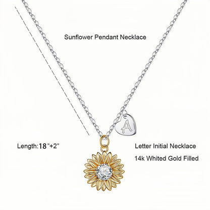 Elegant and Exquisite Sunflower Necklace with Premium Feel