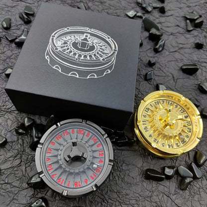 🎲Punk Style👾Creative Metal D20 Spinner Table Game Dice