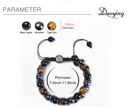 Tiger Power - Natural Tiger Eye Onyx Bracelet