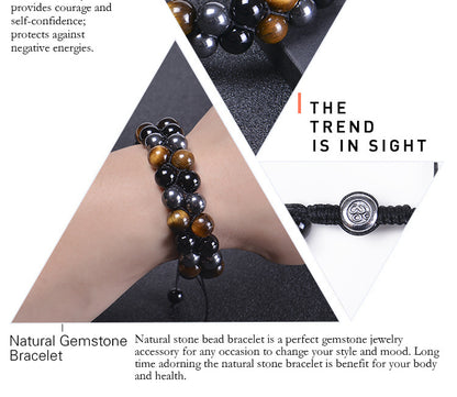 Tiger Power - Natural Tiger Eye Onyx Bracelet