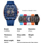 🌈Cyberpunk Futuristic Style⌚Men's Multifunctional Fashion Quartz Watch