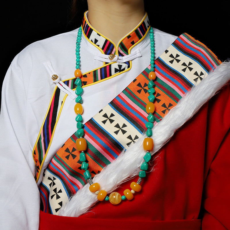 Tibetan Turquoise Dzi Pendant ( 7 Styles )