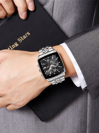 Men's Multifunctional Waterproof Quartz Watch