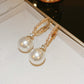 Elegant and light pearl earrings