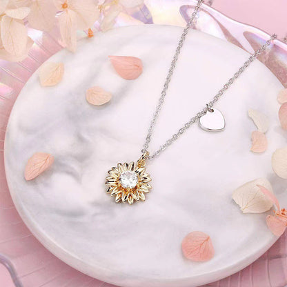 Elegant and Exquisite Sunflower Necklace with Premium Feel