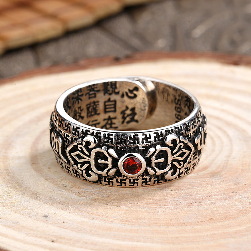 Lucky Pixiu Open Ring -- Wealth in Hand