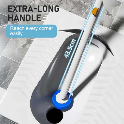 🔥Hot Sale 50% OFF🔥 That Germy Brush by Your Toilet? Gone! Disposable Toilet Wand System – Click On, Scrub, Click Off. Zero Touch. 🚽