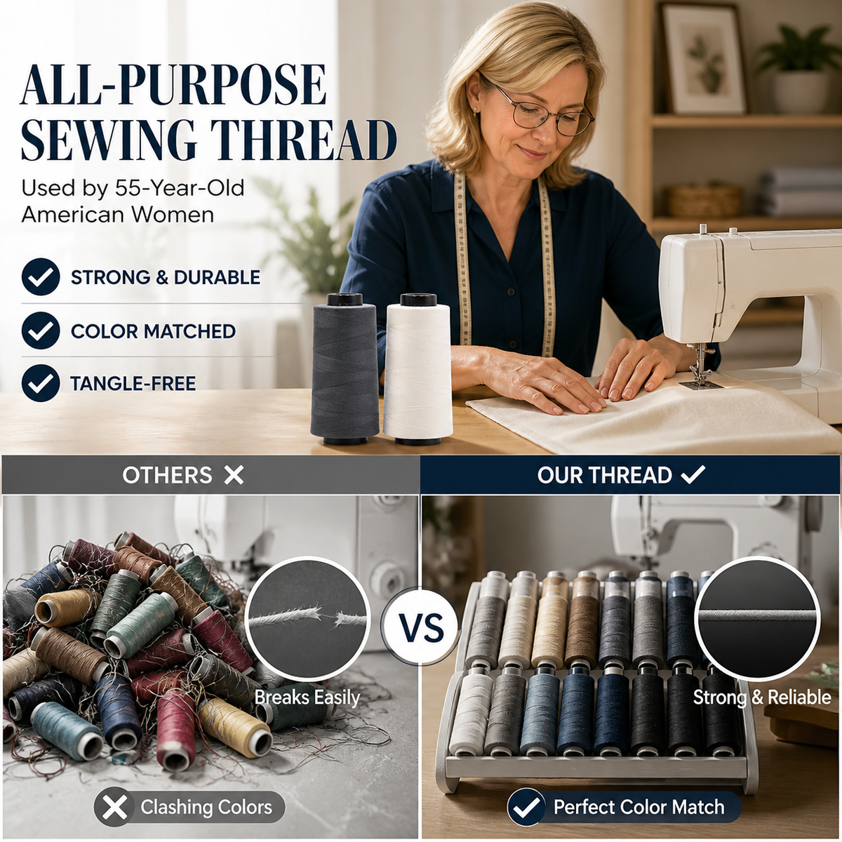 🔥🧵All-purpose sewing thread