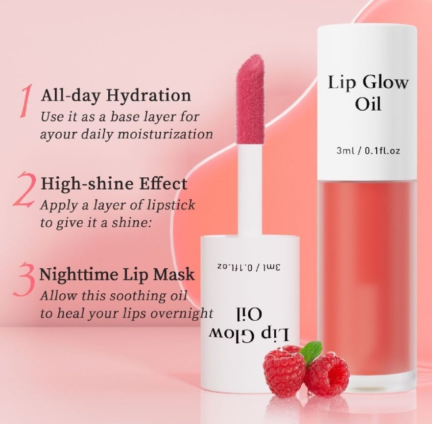 💖Moisturizing 7-Color Fruit Flavored Lip Oil💄