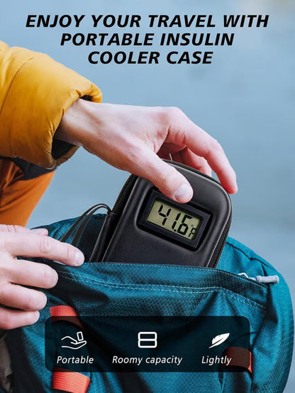 💉HOT SALE!Insulin Cooler Travel Case with Temperature Display