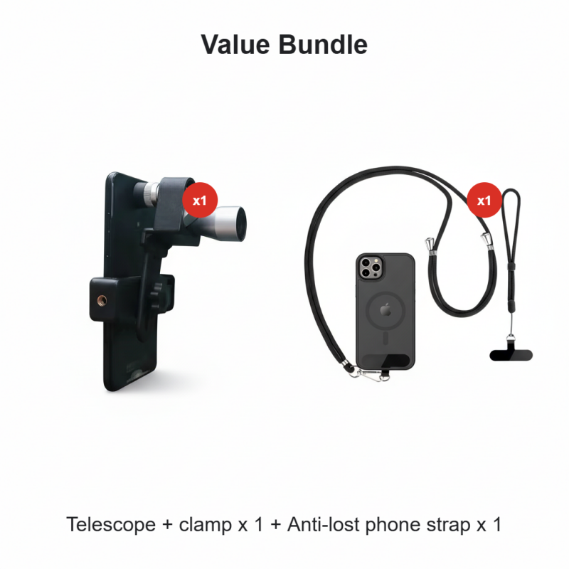🏆Offer: 50% off Mini Pocket Monocular with Smartphone Clip