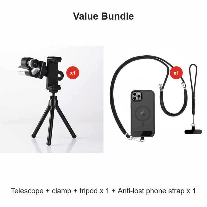 🏆Offer: 50% off Mini Pocket Monocular with Smartphone Clip
