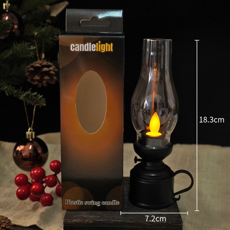 ✨Buy 2 Get 1 Free 🕯️LED Vintage Kerosene Lamp Electronic Swing Candle