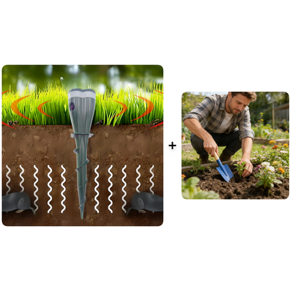 🌸Spring Sale 50% OFF🌸 Solar Powered Waterproof Screw Mole Repellent