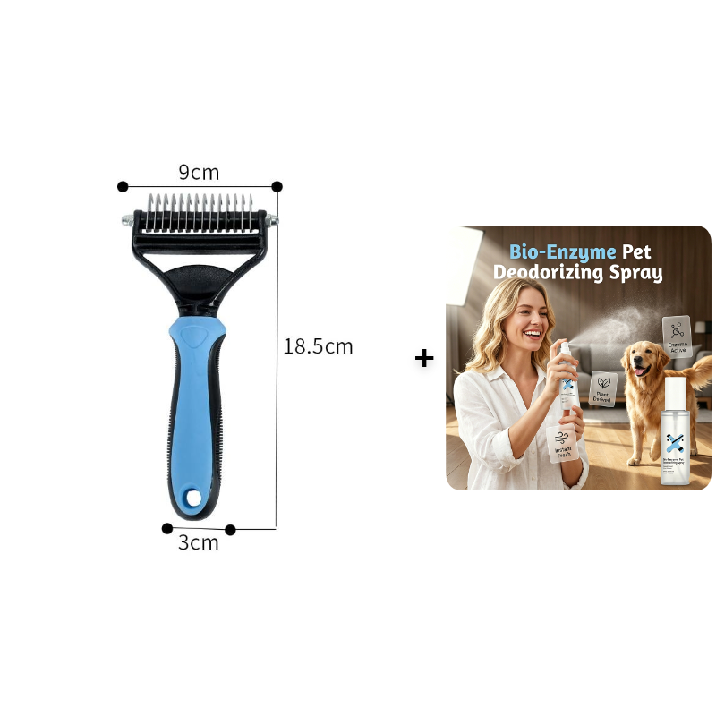 ⏰🔥LIMITED TIME 50% OFF! 🐾 Professional Deshedding Tool for Dogs & Cats – Gentle, Efficient & Fur-Free Home ✨💖