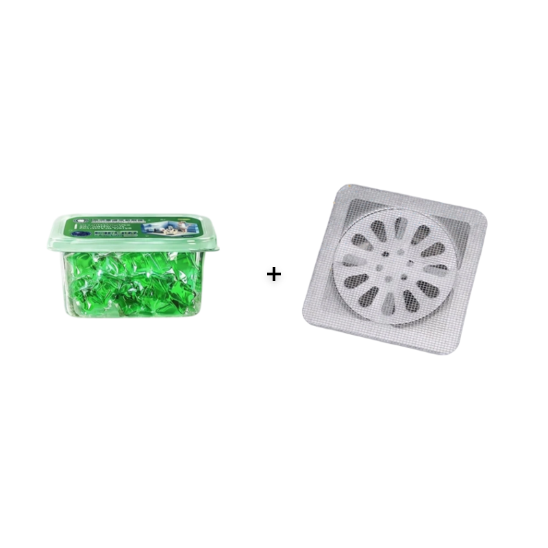 🏠💧 Drain Deodorizer Pods – Bio‑enzyme formula neutralizes smells at the source. Instant fresh scent, no harsh chemicals. Say goodbye to embarrassing odours. 🚰✅