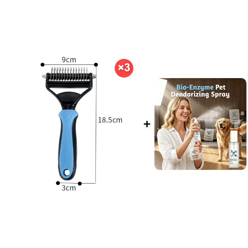 ⏰🔥LIMITED TIME 50% OFF! 🐾 Professional Deshedding Tool for Dogs & Cats – Gentle, Efficient & Fur-Free Home ✨💖