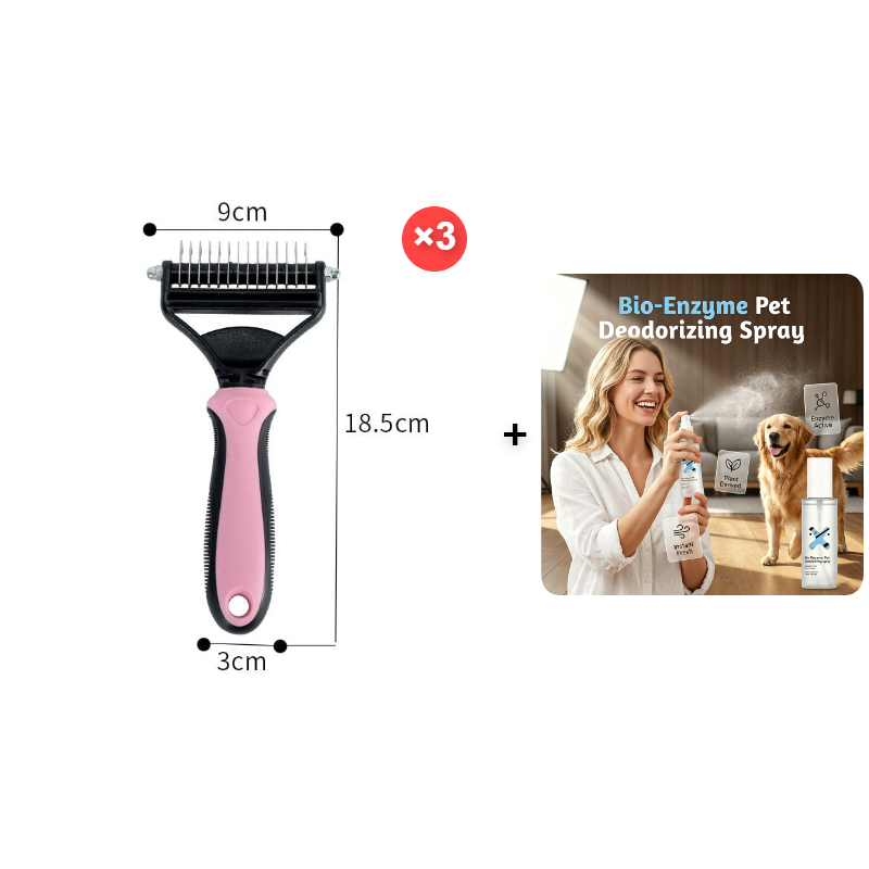 ⏰🔥LIMITED TIME 50% OFF! 🐾 Professional Deshedding Tool for Dogs & Cats – Gentle, Efficient & Fur-Free Home ✨💖