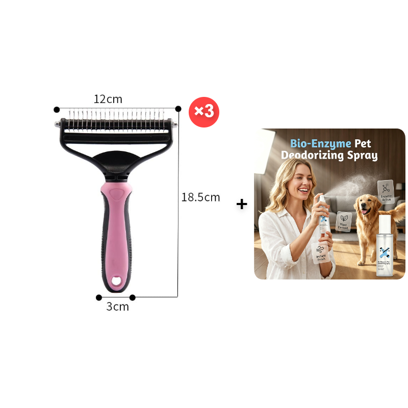 ⏰🔥LIMITED TIME 50% OFF! 🐾 Professional Deshedding Tool for Dogs & Cats – Gentle, Efficient & Fur-Free Home ✨💖
