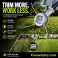 🗡️Faster, sharper and more portable! 🌱Aluminum Trimmer Head for Grass Cutter and Weed Eater