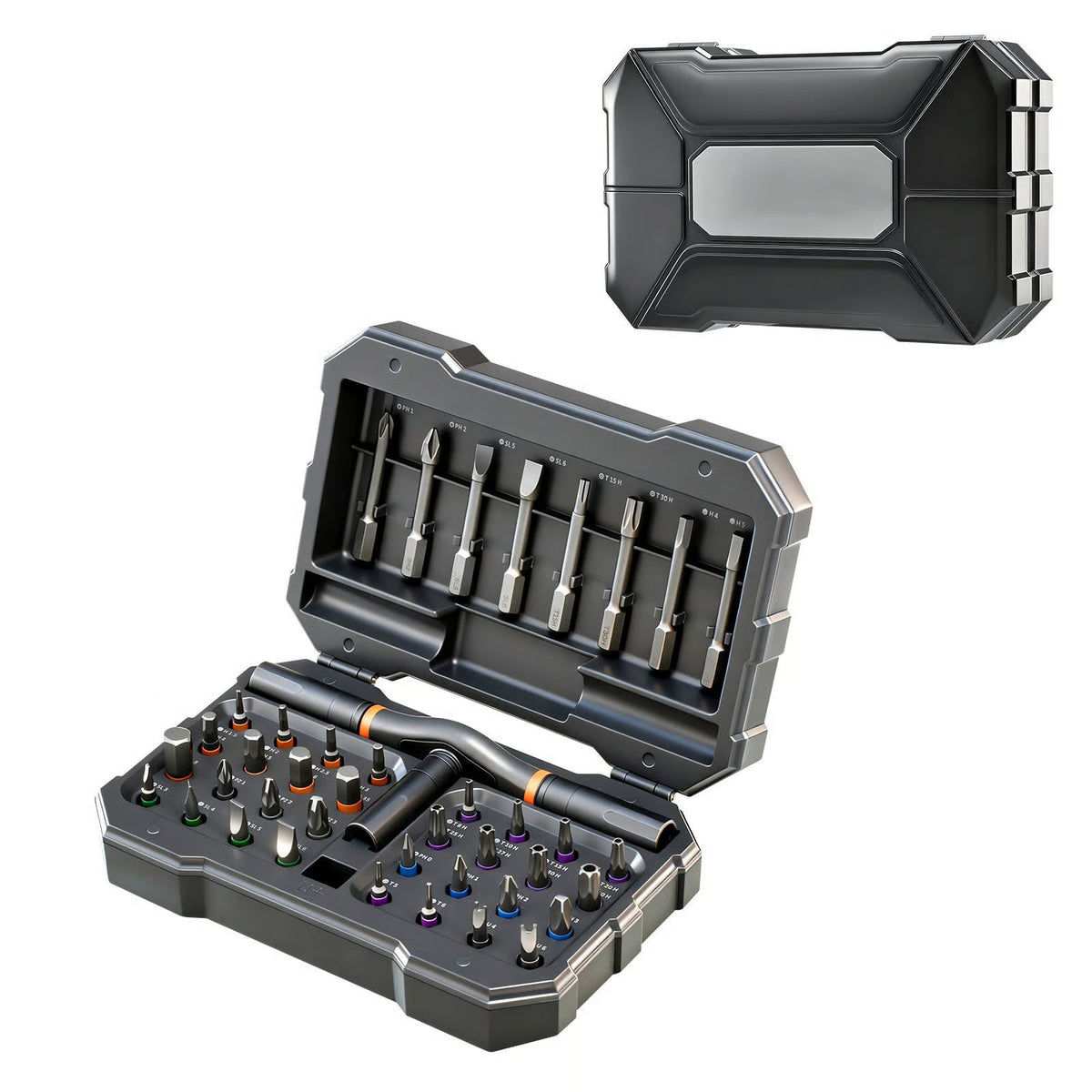 🔩 Factory Direct 50% Off 🔥Over 100,000 Sold! 🛠️Freely assemble to solve all tool troubles 🛠️ 24-in-1 screwdriver set – Magnetic, compact, and portable