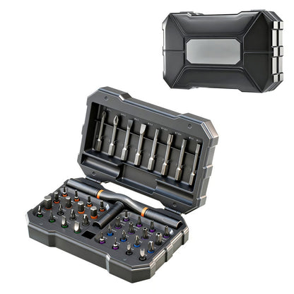 🔩 Factory Direct 50% Off 🔥Over 100,000 Sold! 🛠️Freely assemble to solve all tool troubles 🛠️ 24-in-1 screwdriver set – Magnetic, compact, and portable
