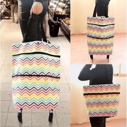 🥳2026 HOT SALE🥳💞50K+ SOLD!🌿🛍️ 50% OFF! Multi‑Purpose Foldable Trolley Bag – Use as grocery cart, utility cart & hand truck. Removable bag for extra versatility. A practical gift idea! 🌟💚