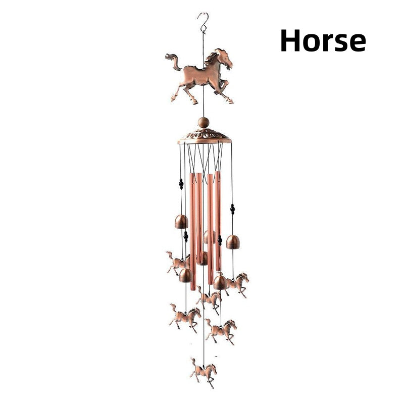 🐎Pure hand-made Copper Horse wind chimes🎐