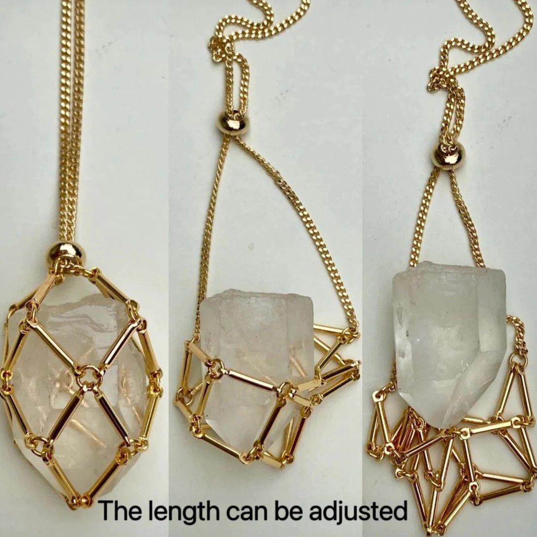 🎁Crystal Necklace🌟 Free (Crystal) Gift Included